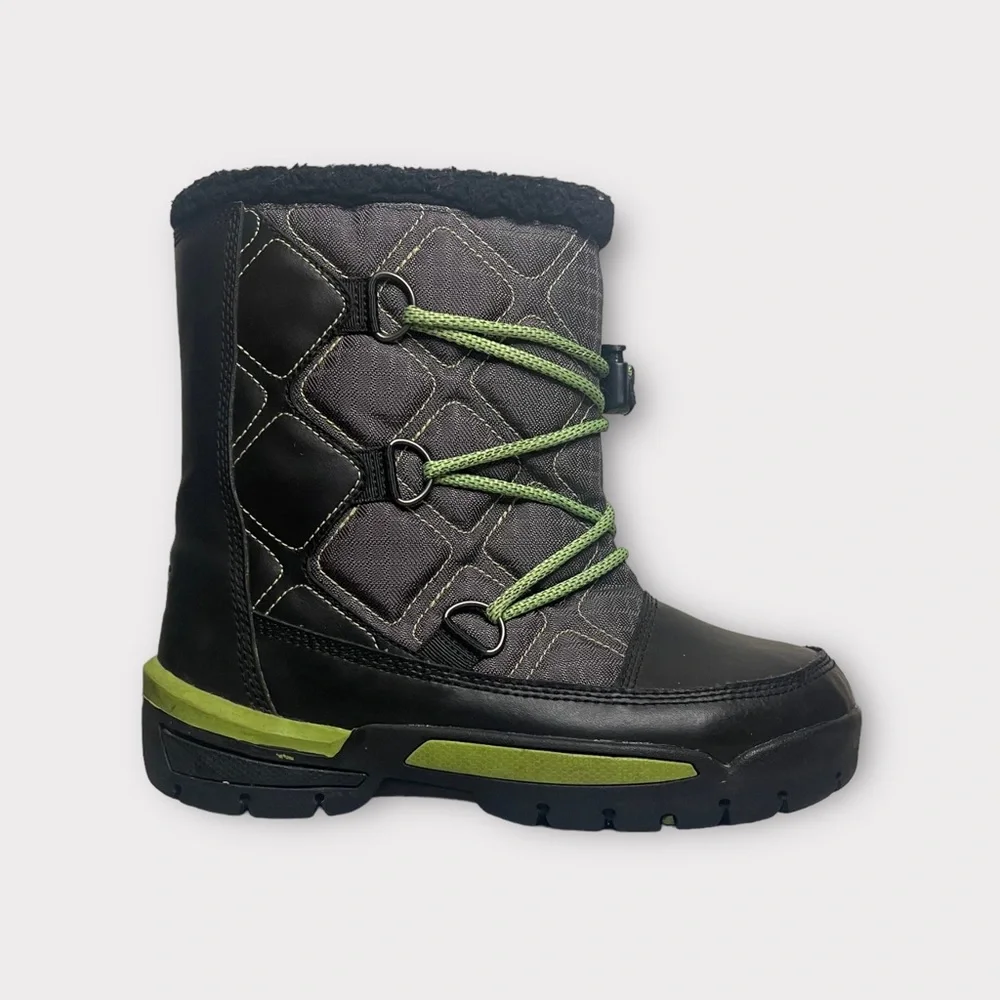 Sorel Snow Countess Green & Black Winter Boots